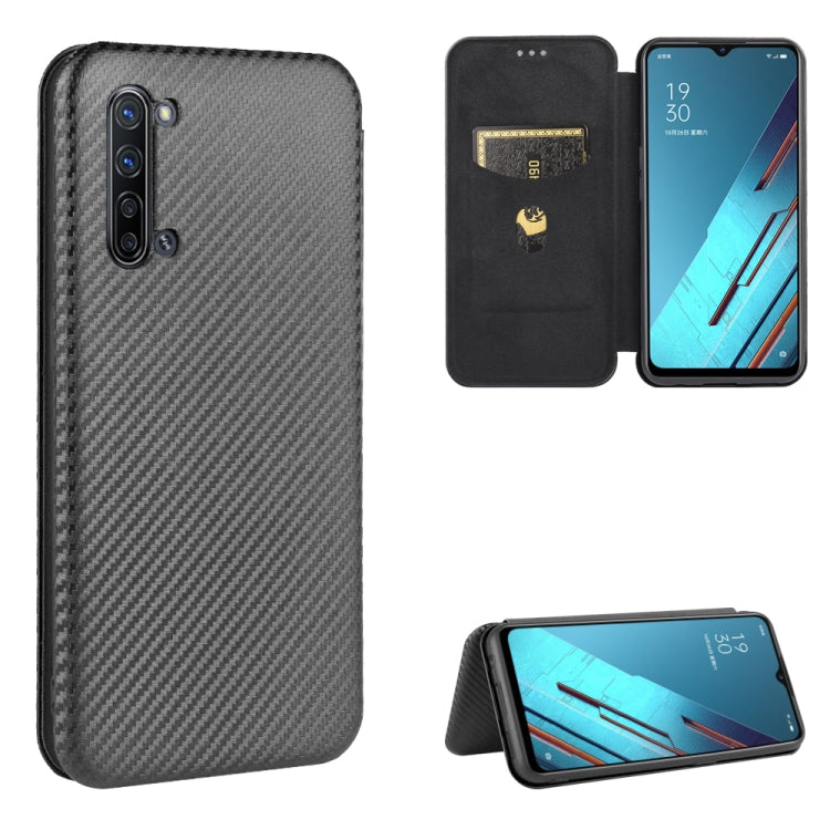 Carbon Fiber Texture Magnetic Horizontal Flip TPU + PC + PU Leather Case with Card Slot, For OPPO A5(AX5) / A3s / A12e, For OPPO A7(AX7) / A5s / AX5s / A12, For OPPO A8 / A31 (2020), For OPPO A9 (2020) / A11 / A11X / A5 (2020), For OPPO A52 / A72 / A92...