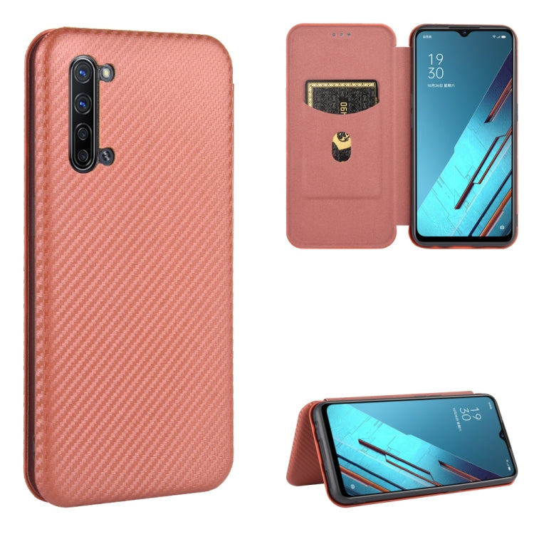 Carbon Fiber Texture Magnetic Horizontal Flip TPU + PC + PU Leather Case with Card Slot, For OPPO A5(AX5) / A3s / A12e, For OPPO A7(AX7) / A5s / AX5s / A12, For OPPO A8 / A31 (2020), For OPPO A9 (2020) / A11 / A11X / A5 (2020), For OPPO A52 / A72 / A92...