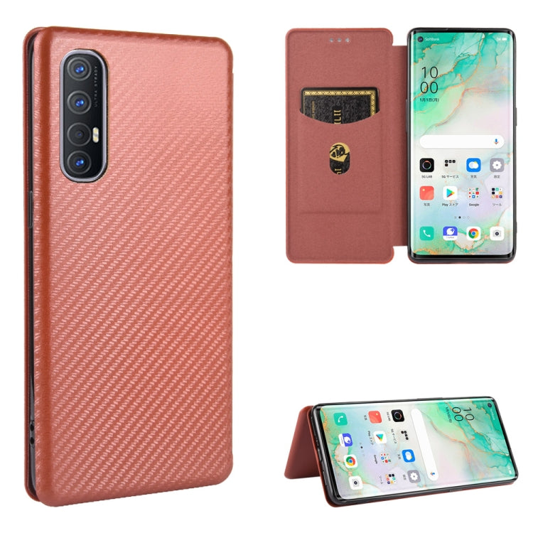 Carbon Fiber Texture Magnetic Horizontal Flip TPU + PC + PU Leather Case with Card Slot, For OPPO A5(AX5) / A3s / A12e, For OPPO A7(AX7) / A5s / AX5s / A12, For OPPO A8 / A31 (2020), For OPPO A9 (2020) / A11 / A11X / A5 (2020), For OPPO A52 / A72 / A92...