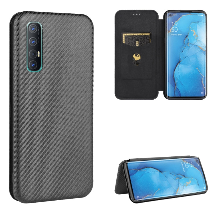 Carbon Fiber Texture Magnetic Horizontal Flip TPU + PC + PU Leather Case with Card Slot, For OPPO A5(AX5) / A3s / A12e, For OPPO A7(AX7) / A5s / AX5s / A12, For OPPO A8 / A31 (2020), For OPPO A9 (2020) / A11 / A11X / A5 (2020), For OPPO A52 / A72 / A92...