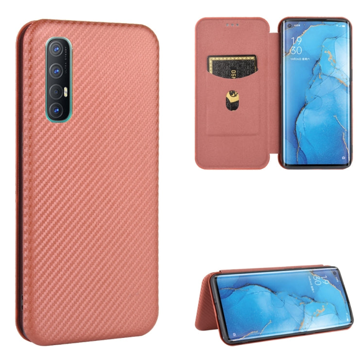 Carbon Fiber Texture Magnetic Horizontal Flip TPU + PC + PU Leather Case with Card Slot, For OPPO A5(AX5) / A3s / A12e, For OPPO A7(AX7) / A5s / AX5s / A12, For OPPO A8 / A31 (2020), For OPPO A9 (2020) / A11 / A11X / A5 (2020), For OPPO A52 / A72 / A92...