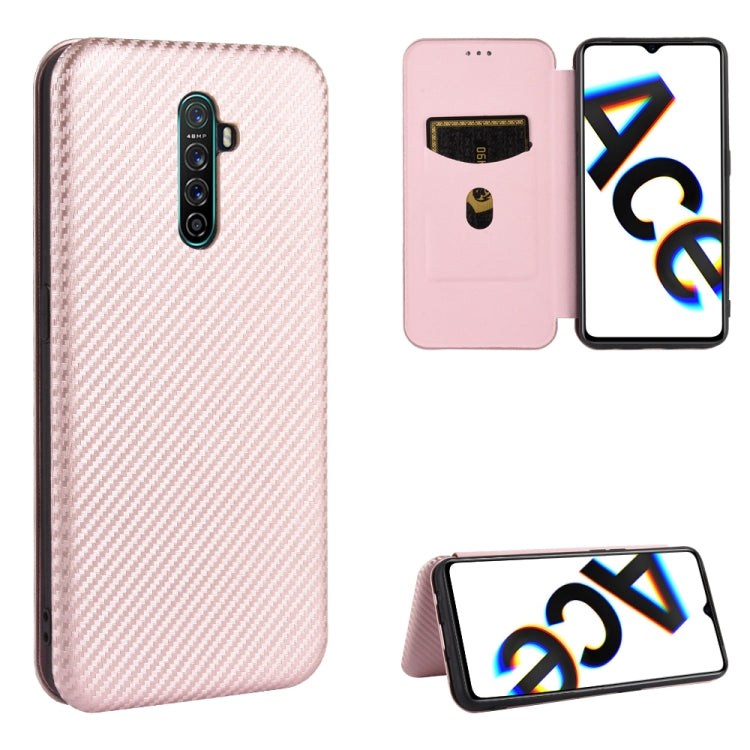 Carbon Fiber Texture Magnetic Horizontal Flip TPU + PC + PU Leather Case with Card Slot, For OPPO Reno4 4G, For OPPO Reno4 5G, For OPPO Reno4 Pro 4G, For OPPO Rnoe Ace, For OPPO Realme 5 Pro / Realme Q, For OPPO Realme 5 / Realme 5s, For OPPO Realme 6 ...
