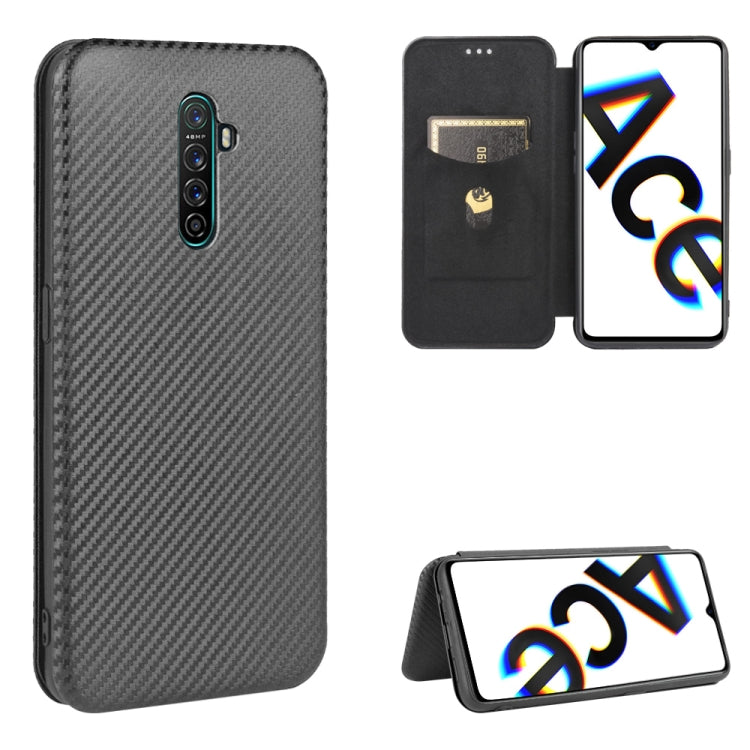Carbon Fiber Texture Magnetic Horizontal Flip TPU + PC + PU Leather Case with Card Slot, For OPPO Reno4 4G, For OPPO Reno4 5G, For OPPO Reno4 Pro 4G, For OPPO Rnoe Ace, For OPPO Realme 5 Pro / Realme Q, For OPPO Realme 5 / Realme 5s, For OPPO Realme 6 ...
