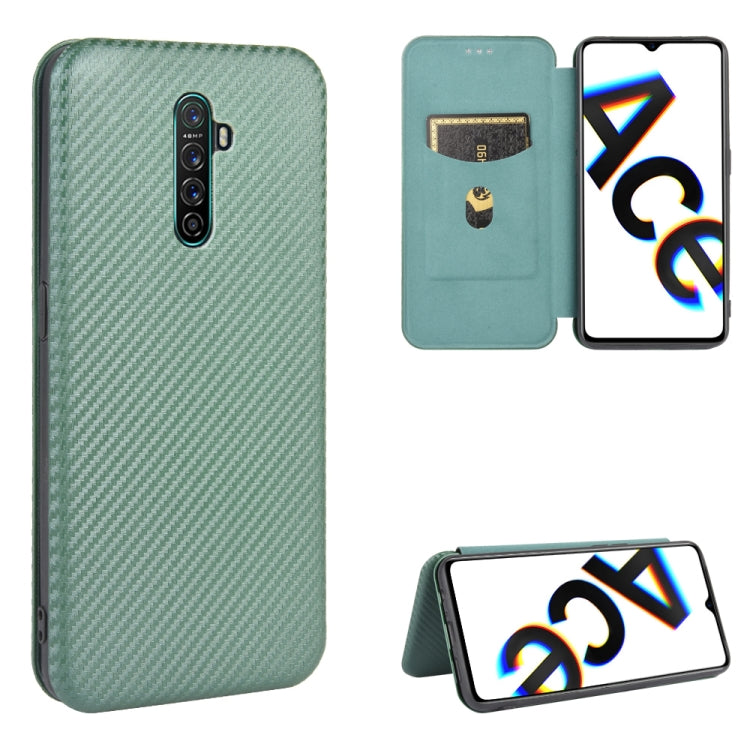 Carbon Fiber Texture Magnetic Horizontal Flip TPU + PC + PU Leather Case with Card Slot, For OPPO Reno4 4G, For OPPO Reno4 5G, For OPPO Reno4 Pro 4G, For OPPO Rnoe Ace, For OPPO Realme 5 Pro / Realme Q, For OPPO Realme 5 / Realme 5s, For OPPO Realme 6 ...