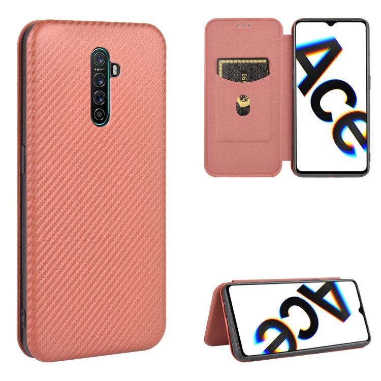 Carbon Fiber Texture Magnetic Horizontal Flip TPU + PC + PU Leather Case with Card Slot, For OPPO Reno4 4G, For OPPO Reno4 5G, For OPPO Reno4 Pro 4G, For OPPO Rnoe Ace, For OPPO Realme 5 Pro / Realme Q, For OPPO Realme 5 / Realme 5s, For OPPO Realme 6 ...