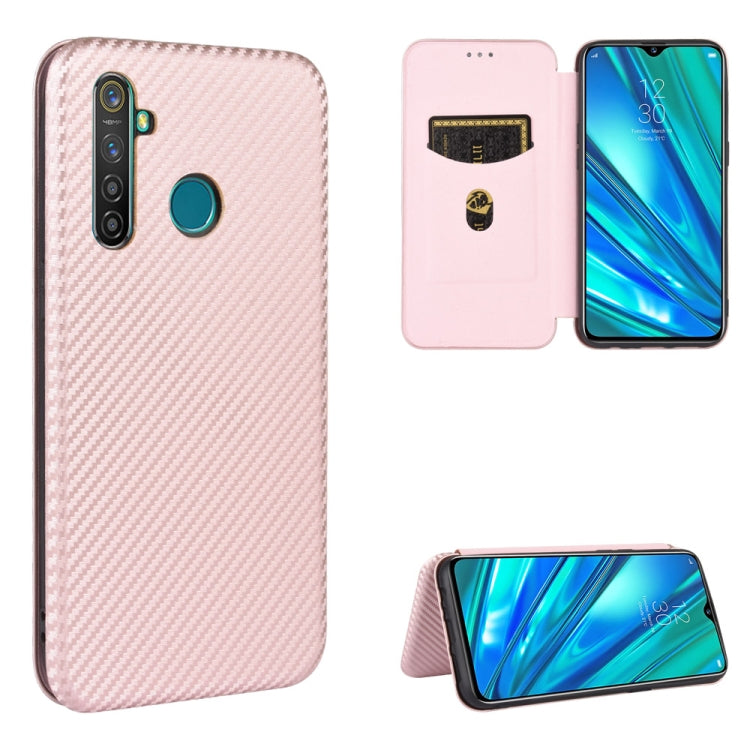 Carbon Fiber Texture Magnetic Horizontal Flip TPU + PC + PU Leather Case with Card Slot, For OPPO Reno4 4G, For OPPO Reno4 5G, For OPPO Reno4 Pro 4G, For OPPO Rnoe Ace, For OPPO Realme 5 Pro / Realme Q, For OPPO Realme 5 / Realme 5s, For OPPO Realme 6 ...