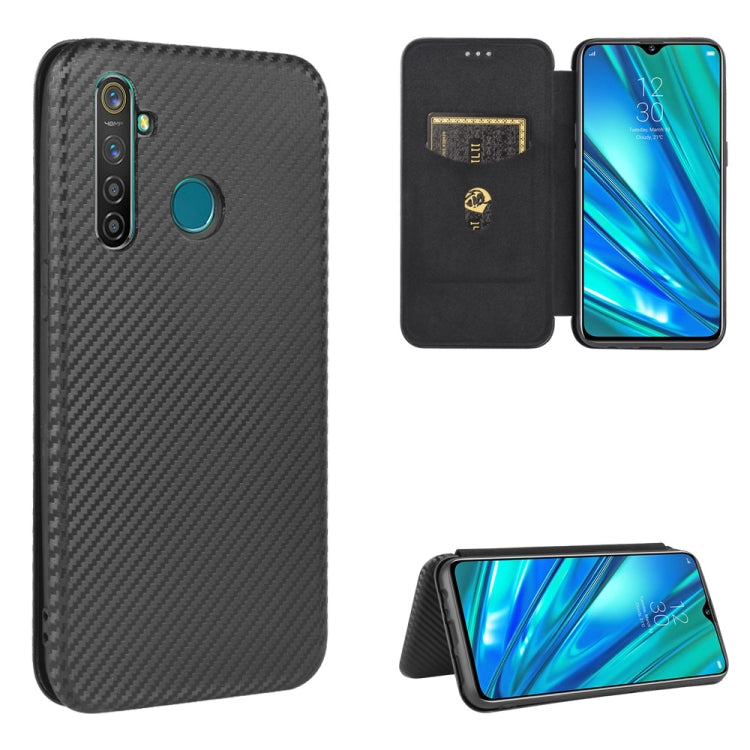 Carbon Fiber Texture Magnetic Horizontal Flip TPU + PC + PU Leather Case with Card Slot, For OPPO Reno4 4G, For OPPO Reno4 5G, For OPPO Reno4 Pro 4G, For OPPO Rnoe Ace, For OPPO Realme 5 Pro / Realme Q, For OPPO Realme 5 / Realme 5s, For OPPO Realme 6 ...