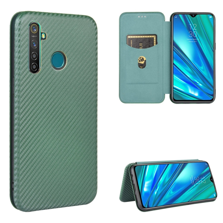 Carbon Fiber Texture Magnetic Horizontal Flip TPU + PC + PU Leather Case with Card Slot, For OPPO Reno4 4G, For OPPO Reno4 5G, For OPPO Reno4 Pro 4G, For OPPO Rnoe Ace, For OPPO Realme 5 Pro / Realme Q, For OPPO Realme 5 / Realme 5s, For OPPO Realme 6 ...