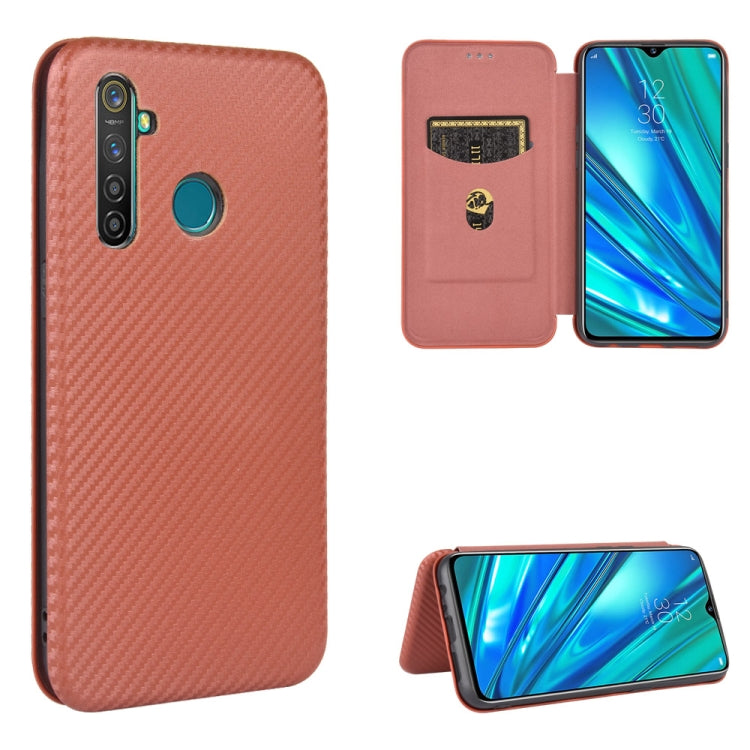 Carbon Fiber Texture Magnetic Horizontal Flip TPU + PC + PU Leather Case with Card Slot, For OPPO Reno4 4G, For OPPO Reno4 5G, For OPPO Reno4 Pro 4G, For OPPO Rnoe Ace, For OPPO Realme 5 Pro / Realme Q, For OPPO Realme 5 / Realme 5s, For OPPO Realme 6 ...