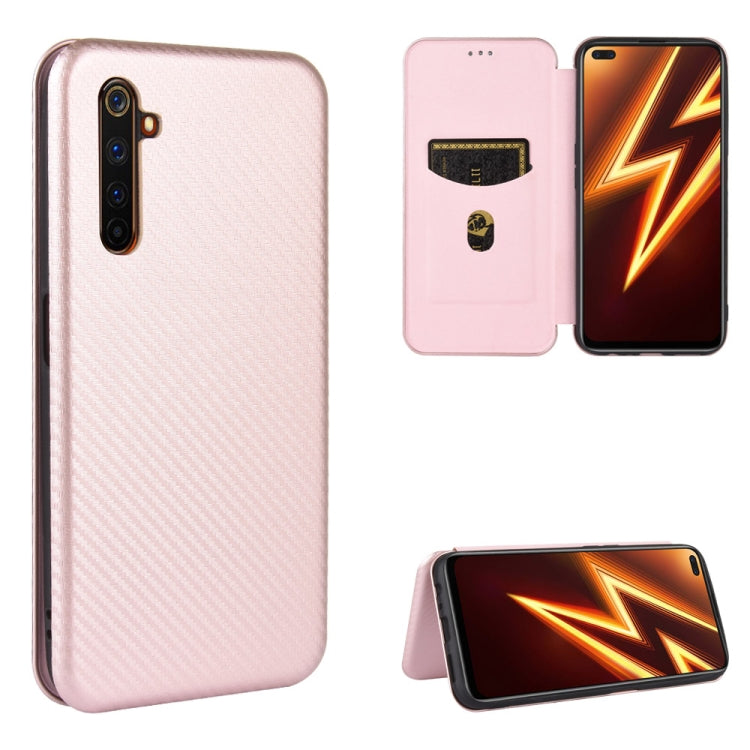 Carbon Fiber Texture Magnetic Horizontal Flip TPU + PC + PU Leather Case with Card Slot, For OPPO Reno4 4G, For OPPO Reno4 5G, For OPPO Reno4 Pro 4G, For OPPO Rnoe Ace, For OPPO Realme 5 Pro / Realme Q, For OPPO Realme 5 / Realme 5s, For OPPO Realme 6 ...