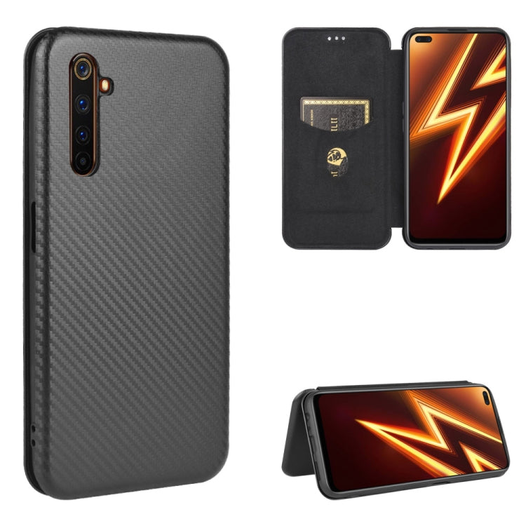 Carbon Fiber Texture Magnetic Horizontal Flip TPU + PC + PU Leather Case with Card Slot, For OPPO Reno4 4G, For OPPO Reno4 5G, For OPPO Reno4 Pro 4G, For OPPO Rnoe Ace, For OPPO Realme 5 Pro / Realme Q, For OPPO Realme 5 / Realme 5s, For OPPO Realme 6 ...