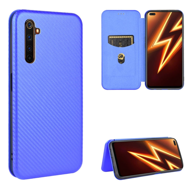 Carbon Fiber Texture Magnetic Horizontal Flip TPU + PC + PU Leather Case with Card Slot, For OPPO Reno4 4G, For OPPO Reno4 5G, For OPPO Reno4 Pro 4G, For OPPO Rnoe Ace, For OPPO Realme 5 Pro / Realme Q, For OPPO Realme 5 / Realme 5s, For OPPO Realme 6 ...