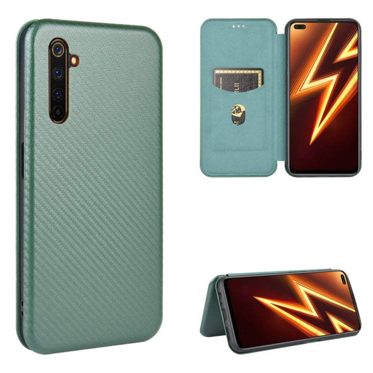 Carbon Fiber Texture Magnetic Horizontal Flip TPU + PC + PU Leather Case with Card Slot, For OPPO Reno4 4G, For OPPO Reno4 5G, For OPPO Reno4 Pro 4G, For OPPO Rnoe Ace, For OPPO Realme 5 Pro / Realme Q, For OPPO Realme 5 / Realme 5s, For OPPO Realme 6 ...