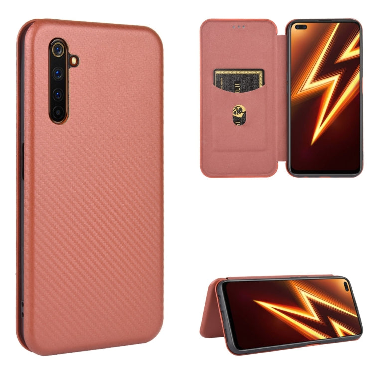 Carbon Fiber Texture Magnetic Horizontal Flip TPU + PC + PU Leather Case with Card Slot, For OPPO Reno4 4G, For OPPO Reno4 5G, For OPPO Reno4 Pro 4G, For OPPO Rnoe Ace, For OPPO Realme 5 Pro / Realme Q, For OPPO Realme 5 / Realme 5s, For OPPO Realme 6 ...