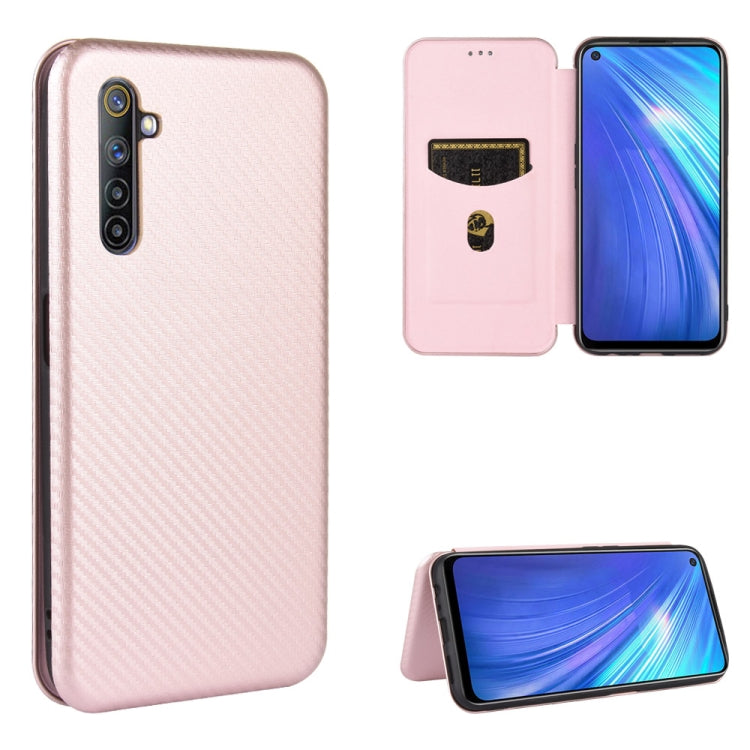 Carbon Fiber Texture Magnetic Horizontal Flip TPU + PC + PU Leather Case with Card Slot, For OPPO Reno4 4G, For OPPO Reno4 5G, For OPPO Reno4 Pro 4G, For OPPO Rnoe Ace, For OPPO Realme 5 Pro / Realme Q, For OPPO Realme 5 / Realme 5s, For OPPO Realme 6 ...