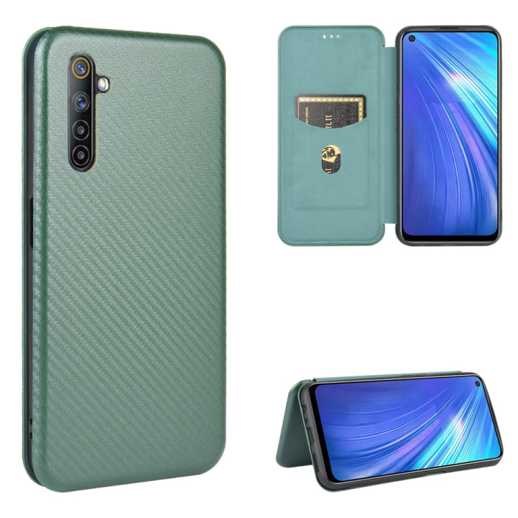 Carbon Fiber Texture Magnetic Horizontal Flip TPU + PC + PU Leather Case with Card Slot, For OPPO Reno4 4G, For OPPO Reno4 5G, For OPPO Reno4 Pro 4G, For OPPO Rnoe Ace, For OPPO Realme 5 Pro / Realme Q, For OPPO Realme 5 / Realme 5s, For OPPO Realme 6 ...