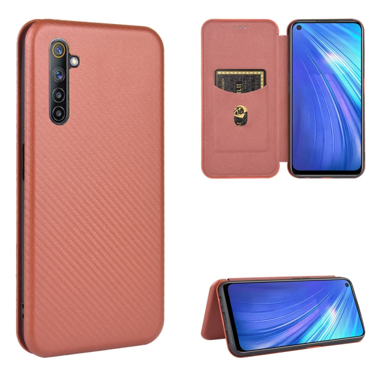 Carbon Fiber Texture Magnetic Horizontal Flip TPU + PC + PU Leather Case with Card Slot, For OPPO Reno4 4G, For OPPO Reno4 5G, For OPPO Reno4 Pro 4G, For OPPO Rnoe Ace, For OPPO Realme 5 Pro / Realme Q, For OPPO Realme 5 / Realme 5s, For OPPO Realme 6 ...