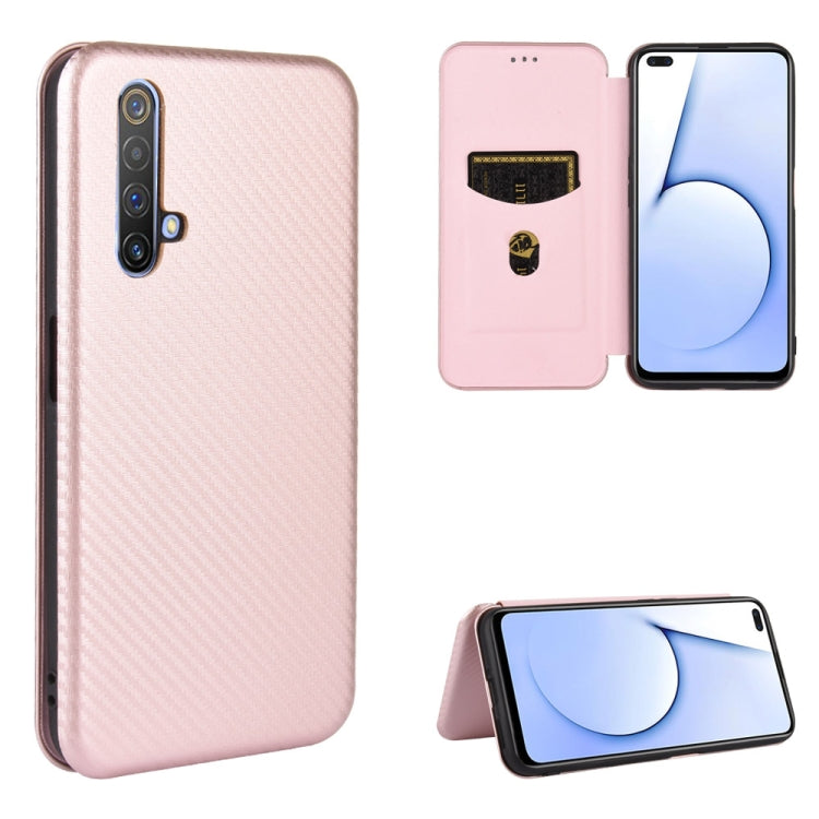 Carbon Fiber Texture Magnetic Horizontal Flip TPU + PC + PU Leather Case with Card Slot, For OPPO Reno4 4G, For OPPO Reno4 5G, For OPPO Reno4 Pro 4G, For OPPO Rnoe Ace, For OPPO Realme 5 Pro / Realme Q, For OPPO Realme 5 / Realme 5s, For OPPO Realme 6 ...