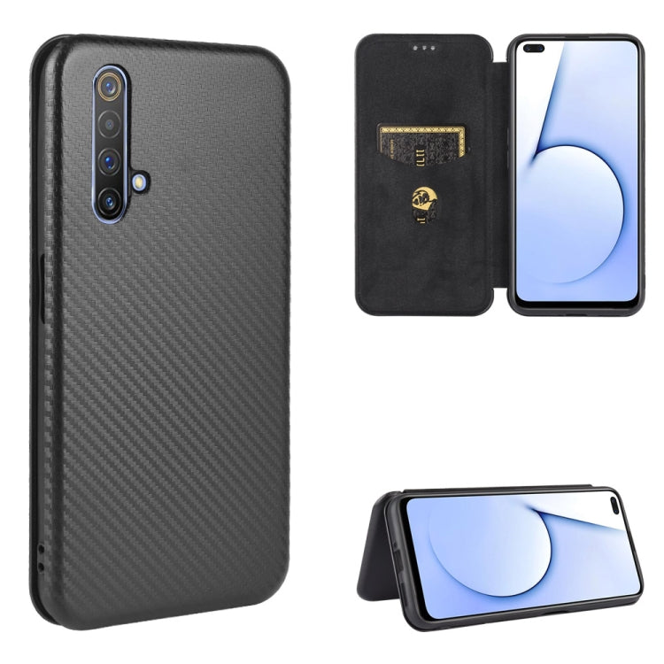 Carbon Fiber Texture Magnetic Horizontal Flip TPU + PC + PU Leather Case with Card Slot, For OPPO Reno4 4G, For OPPO Reno4 5G, For OPPO Reno4 Pro 4G, For OPPO Rnoe Ace, For OPPO Realme 5 Pro / Realme Q, For OPPO Realme 5 / Realme 5s, For OPPO Realme 6 ...