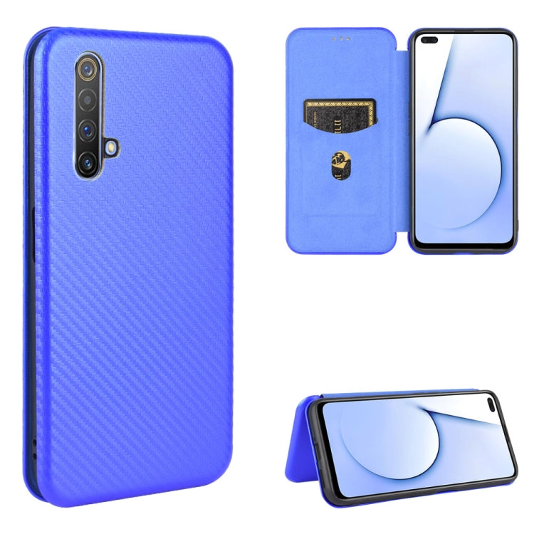 Carbon Fiber Texture Magnetic Horizontal Flip TPU + PC + PU Leather Case with Card Slot, For OPPO Reno4 4G, For OPPO Reno4 5G, For OPPO Reno4 Pro 4G, For OPPO Rnoe Ace, For OPPO Realme 5 Pro / Realme Q, For OPPO Realme 5 / Realme 5s, For OPPO Realme 6 ...