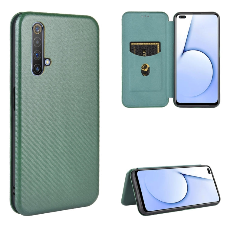 Carbon Fiber Texture Magnetic Horizontal Flip TPU + PC + PU Leather Case with Card Slot, For OPPO Reno4 4G, For OPPO Reno4 5G, For OPPO Reno4 Pro 4G, For OPPO Rnoe Ace, For OPPO Realme 5 Pro / Realme Q, For OPPO Realme 5 / Realme 5s, For OPPO Realme 6 ...