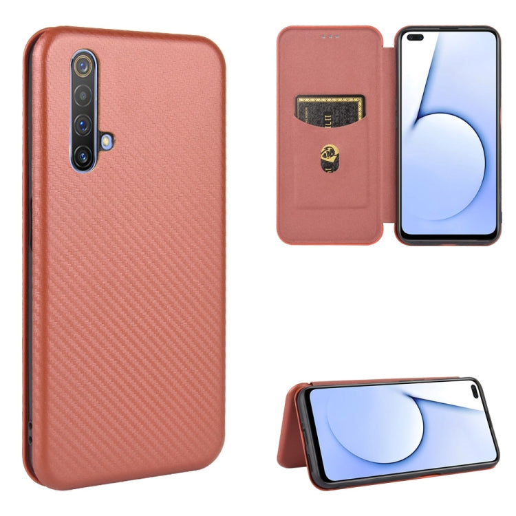 Carbon Fiber Texture Magnetic Horizontal Flip TPU + PC + PU Leather Case with Card Slot, For OPPO Reno4 4G, For OPPO Reno4 5G, For OPPO Reno4 Pro 4G, For OPPO Rnoe Ace, For OPPO Realme 5 Pro / Realme Q, For OPPO Realme 5 / Realme 5s, For OPPO Realme 6 ...