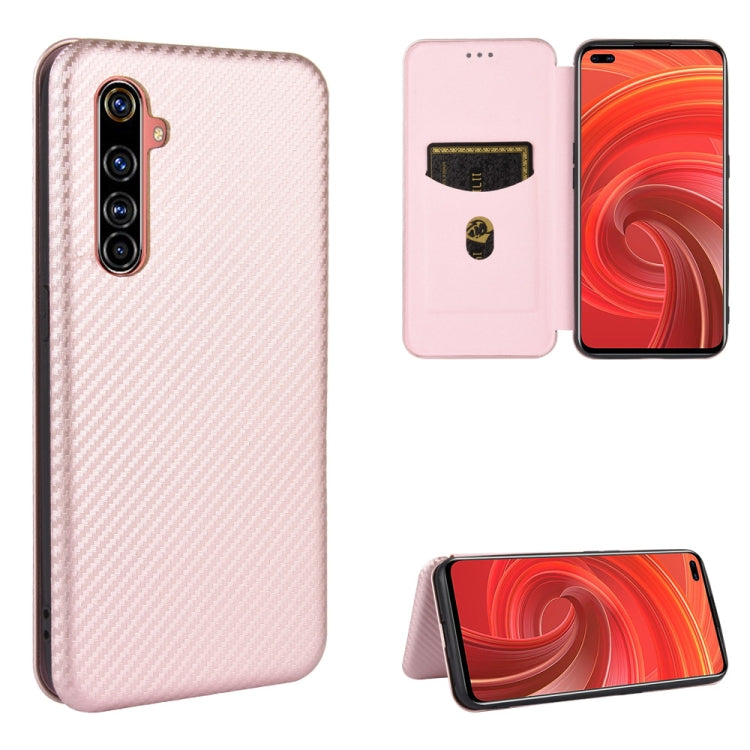 Carbon Fiber Texture Magnetic Horizontal Flip TPU + PC + PU Leather Case with Card Slot, For OPPO Reno4 4G, For OPPO Reno4 5G, For OPPO Reno4 Pro 4G, For OPPO Rnoe Ace, For OPPO Realme 5 Pro / Realme Q, For OPPO Realme 5 / Realme 5s, For OPPO Realme 6 ...