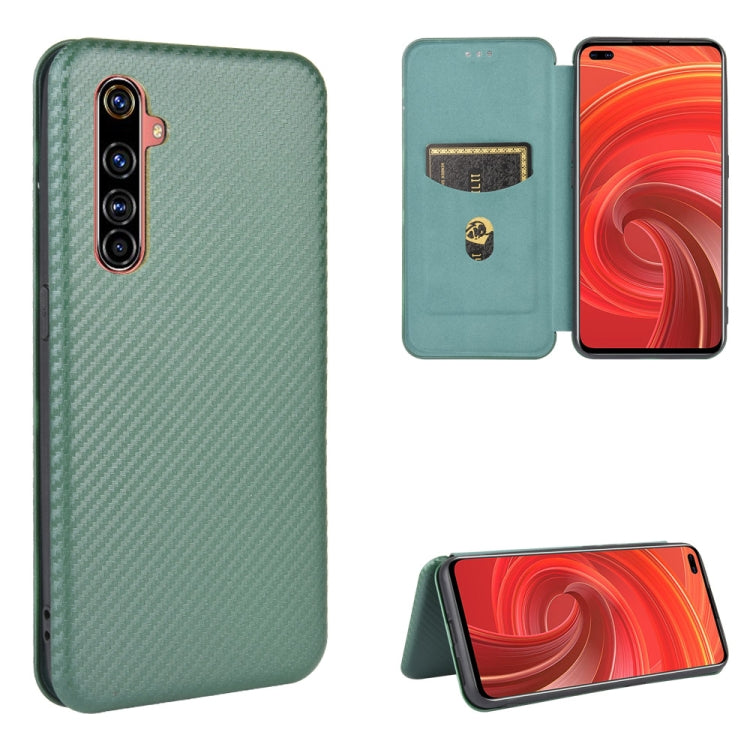 Carbon Fiber Texture Magnetic Horizontal Flip TPU + PC + PU Leather Case with Card Slot, For OPPO Reno4 4G, For OPPO Reno4 5G, For OPPO Reno4 Pro 4G, For OPPO Rnoe Ace, For OPPO Realme 5 Pro / Realme Q, For OPPO Realme 5 / Realme 5s, For OPPO Realme 6 ...