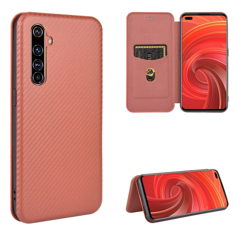 Carbon Fiber Texture Magnetic Horizontal Flip TPU + PC + PU Leather Case with Card Slot, For OPPO Reno4 4G, For OPPO Reno4 5G, For OPPO Reno4 Pro 4G, For OPPO Rnoe Ace, For OPPO Realme 5 Pro / Realme Q, For OPPO Realme 5 / Realme 5s, For OPPO Realme 6 ...