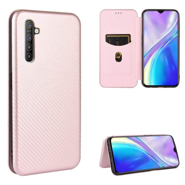 Carbon Fiber Texture Magnetic Horizontal Flip TPU + PC + PU Leather Case with Card Slot, For OPPO Reno4 4G, For OPPO Reno4 5G, For OPPO Reno4 Pro 4G, For OPPO Rnoe Ace, For OPPO Realme 5 Pro / Realme Q, For OPPO Realme 5 / Realme 5s, For OPPO Realme 6 ...