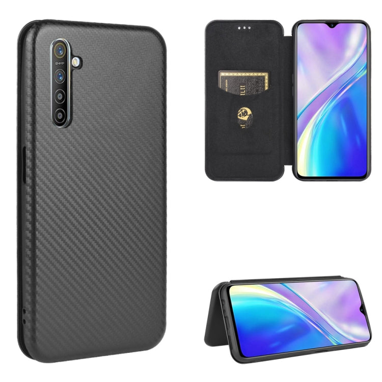 Carbon Fiber Texture Magnetic Horizontal Flip TPU + PC + PU Leather Case with Card Slot, For OPPO Reno4 4G, For OPPO Reno4 5G, For OPPO Reno4 Pro 4G, For OPPO Rnoe Ace, For OPPO Realme 5 Pro / Realme Q, For OPPO Realme 5 / Realme 5s, For OPPO Realme 6 ...