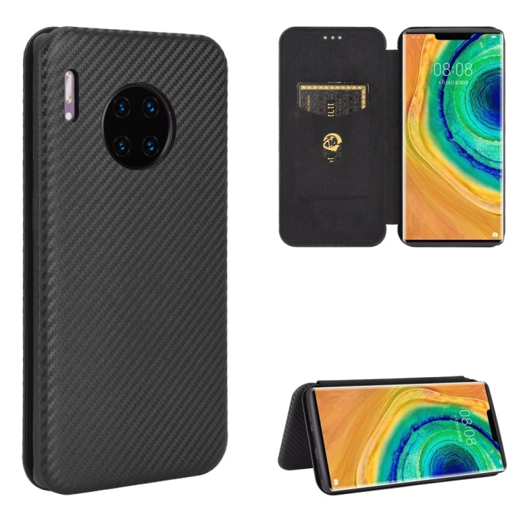 Carbon Fiber Texture Magnetic Horizontal Flip TPU + PC + PU Leather Case with Card Slot, For Huawei Mate 30 Pro, For Huawei Mate 30, For Huawei nova 6 SE / nova 7i, For Huawei P30, For Huawei Honor 10i / 20i, For Huawei Honor 20 / nova 5T��������������...