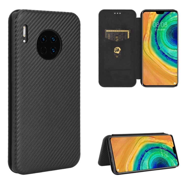 Carbon Fiber Texture Magnetic Horizontal Flip TPU + PC + PU Leather Case with Card Slot, For Huawei Mate 30 Pro, For Huawei Mate 30, For Huawei nova 6 SE / nova 7i, For Huawei P30, For Huawei Honor 10i / 20i, For Huawei Honor 20 / nova 5T��������������...