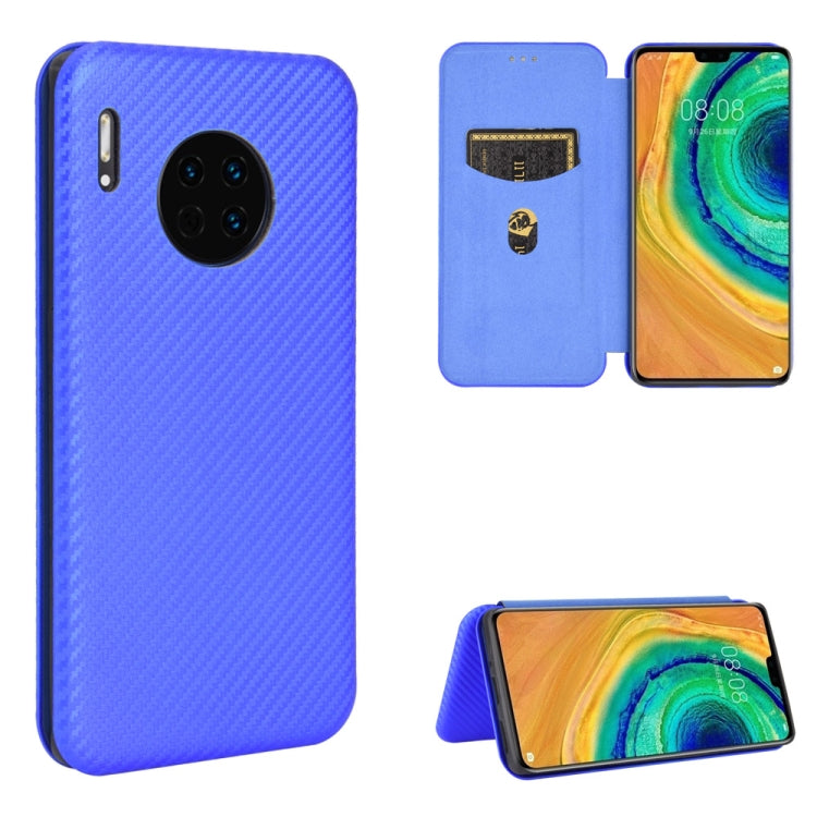 Carbon Fiber Texture Magnetic Horizontal Flip TPU + PC + PU Leather Case with Card Slot, For Huawei Mate 30 Pro, For Huawei Mate 30, For Huawei nova 6 SE / nova 7i, For Huawei P30, For Huawei Honor 10i / 20i, For Huawei Honor 20 / nova 5T��������������...