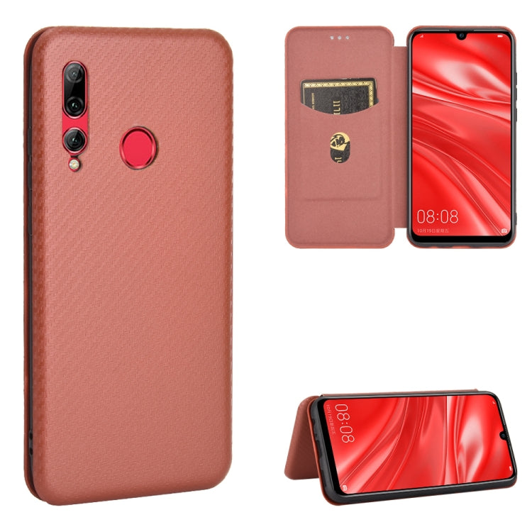 Carbon Fiber Texture Magnetic Horizontal Flip TPU + PC + PU Leather Case with Card Slot, For Huawei Mate 30 Pro, For Huawei Mate 30, For Huawei nova 6 SE / nova 7i, For Huawei P30, For Huawei Honor 10i / 20i, For Huawei Honor 20 / nova 5T��������������...
