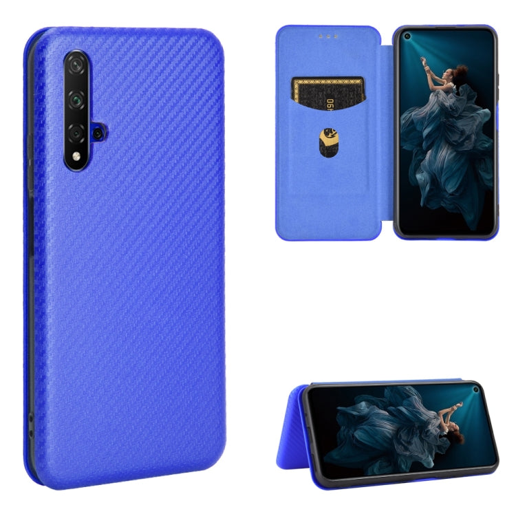 Carbon Fiber Texture Magnetic Horizontal Flip TPU + PC + PU Leather Case with Card Slot, For Huawei Mate 30 Pro, For Huawei Mate 30, For Huawei nova 6 SE / nova 7i, For Huawei P30, For Huawei Honor 10i / 20i, For Huawei Honor 20 / nova 5T��������������...