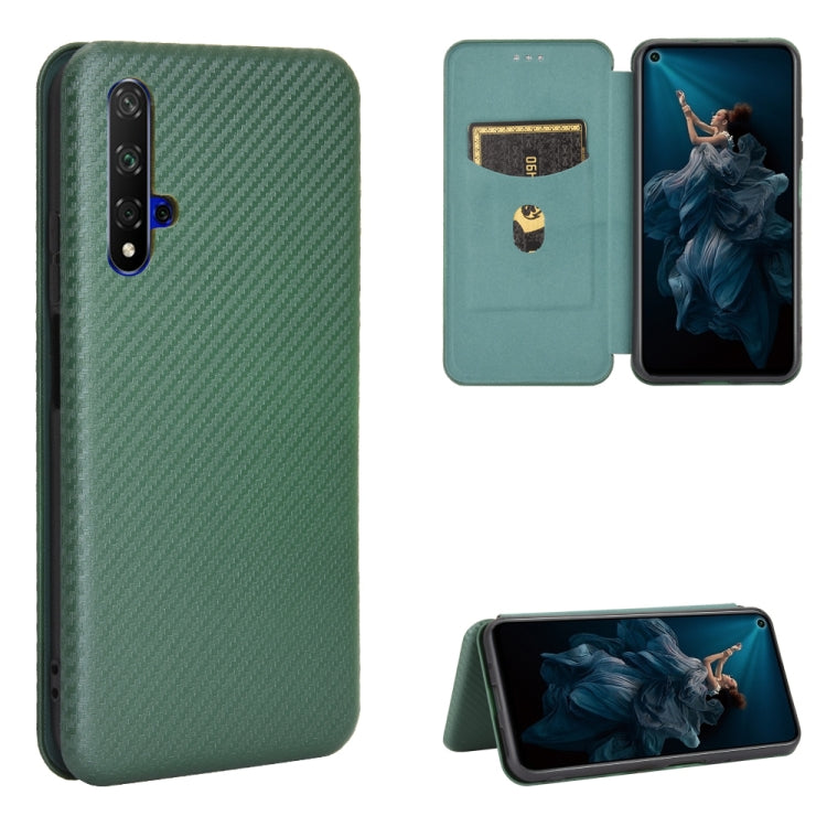 Carbon Fiber Texture Magnetic Horizontal Flip TPU + PC + PU Leather Case with Card Slot, For Huawei Mate 30 Pro, For Huawei Mate 30, For Huawei nova 6 SE / nova 7i, For Huawei P30, For Huawei Honor 10i / 20i, For Huawei Honor 20 / nova 5T��������������...