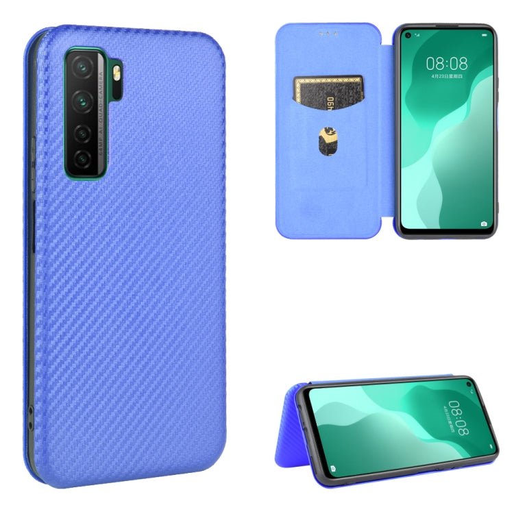 Carbon Fiber Texture Magnetic Horizontal Flip TPU + PC + PU Leather Case with Card Slot, For Huawei Mate 30 Pro, For Huawei Mate 30, For Huawei nova 6 SE / nova 7i, For Huawei P30, For Huawei Honor 10i / 20i, For Huawei Honor 20 / nova 5T��������������...