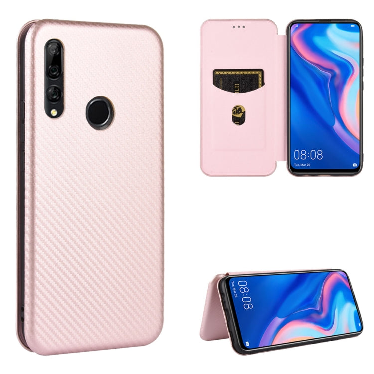 Carbon Fiber Texture Magnetic Horizontal Flip TPU + PC + PU Leather Case with Card Slot, For Huawei Mate 30 Pro, For Huawei Mate 30, For Huawei nova 6 SE / nova 7i, For Huawei P30, For Huawei Honor 10i / 20i, For Huawei Honor 20 / nova 5T��������������...