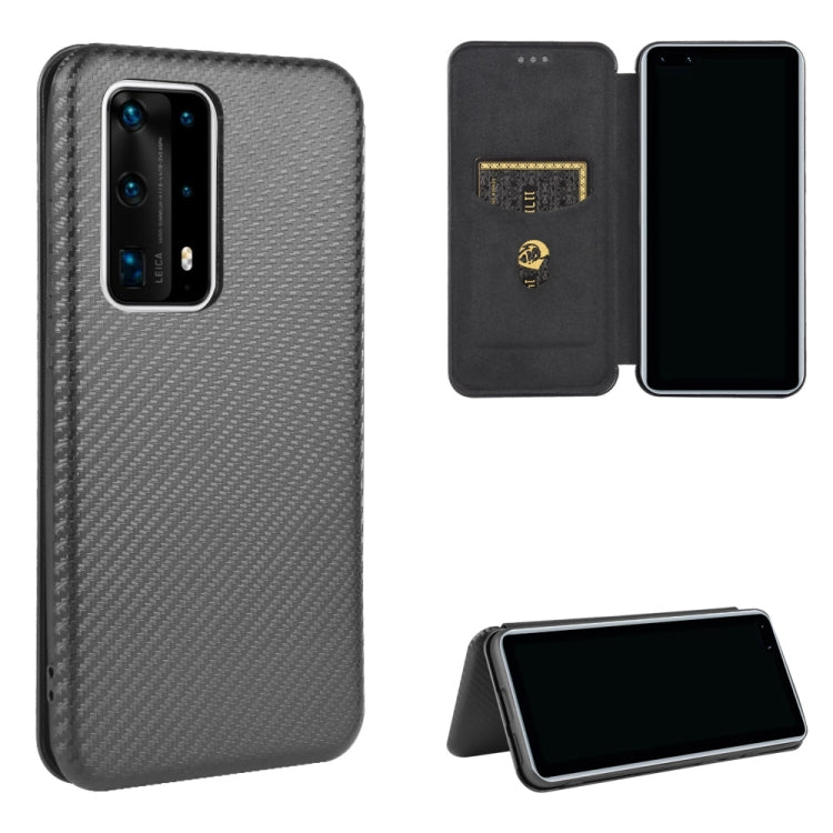 Carbon Fiber Texture Magnetic Horizontal Flip TPU + PC + PU Leather Case with Card Slot, For Huawei Mate 30 Pro, For Huawei Mate 30, For Huawei nova 6 SE / nova 7i, For Huawei P30, For Huawei Honor 10i / 20i, For Huawei Honor 20 / nova 5T��������������...