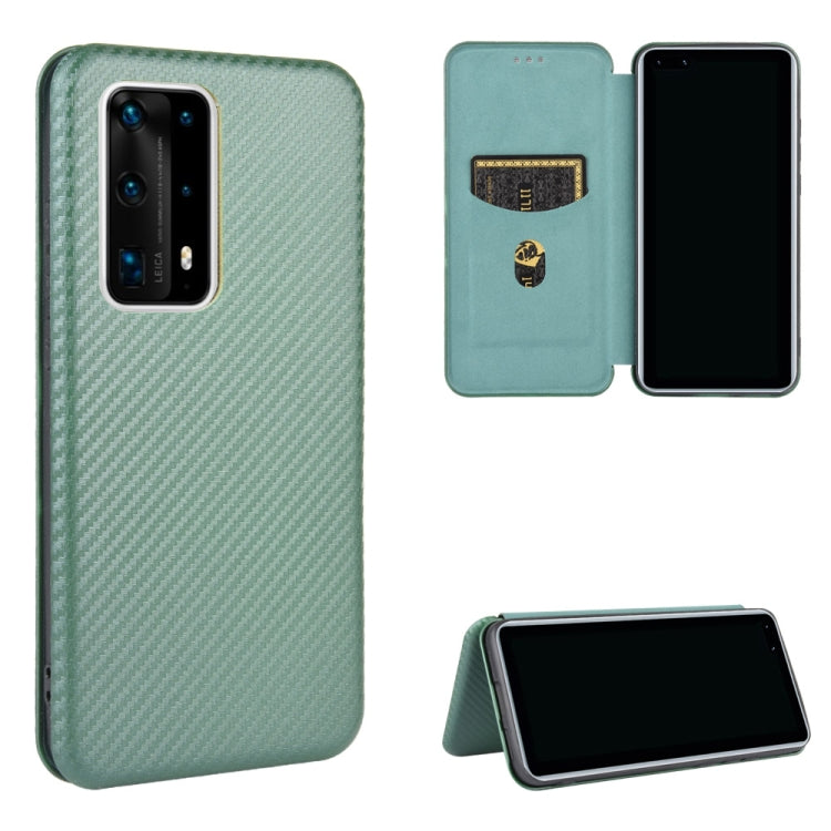 Carbon Fiber Texture Magnetic Horizontal Flip TPU + PC + PU Leather Case with Card Slot, For Huawei Mate 30 Pro, For Huawei Mate 30, For Huawei nova 6 SE / nova 7i, For Huawei P30, For Huawei Honor 10i / 20i, For Huawei Honor 20 / nova 5T��������������...