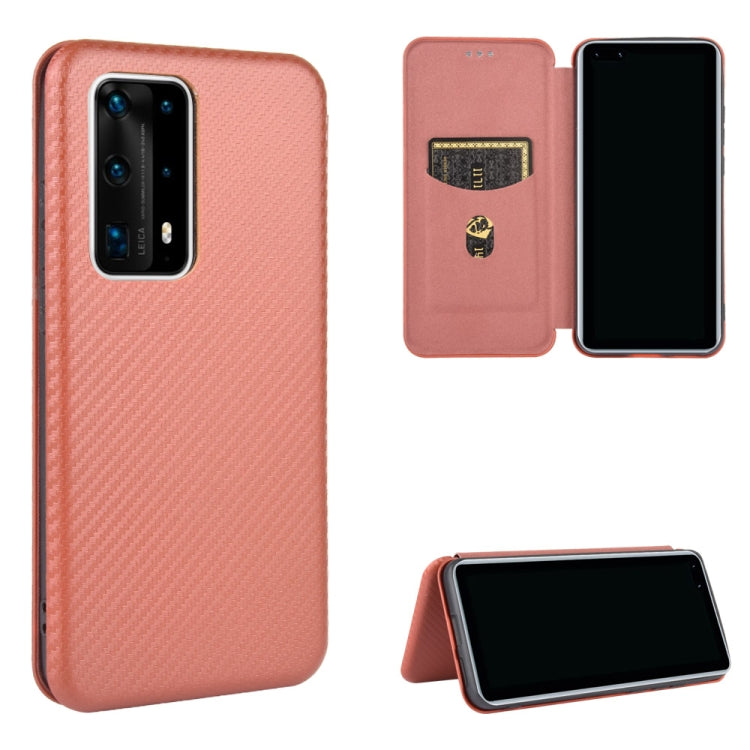 Carbon Fiber Texture Magnetic Horizontal Flip TPU + PC + PU Leather Case with Card Slot, For Huawei Mate 30 Pro, For Huawei Mate 30, For Huawei nova 6 SE / nova 7i, For Huawei P30, For Huawei Honor 10i / 20i, For Huawei Honor 20 / nova 5T��������������...