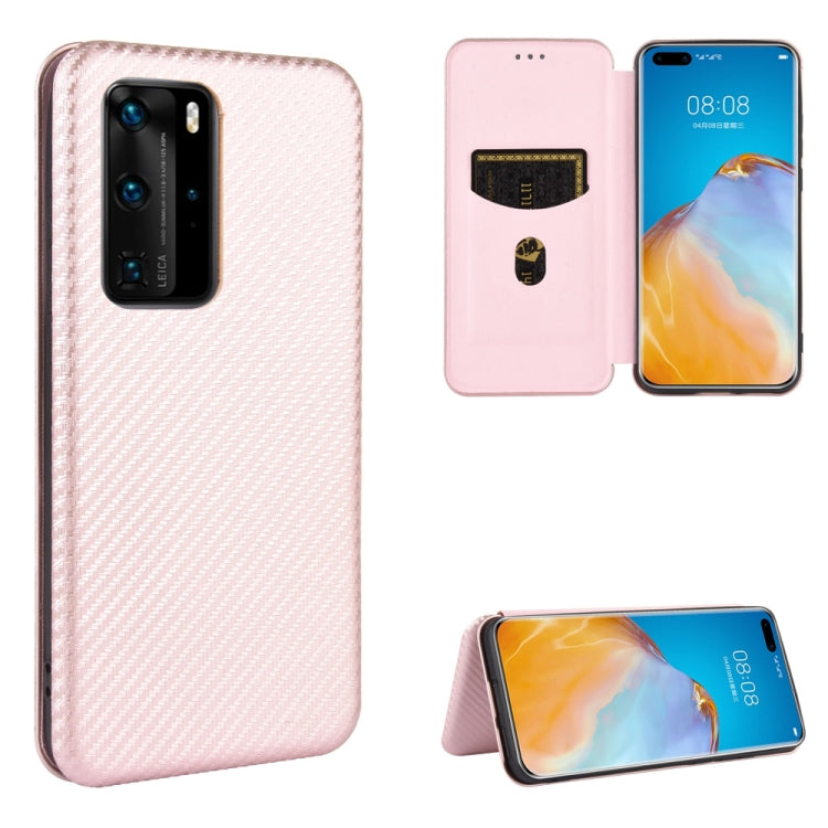 Carbon Fiber Texture Magnetic Horizontal Flip TPU + PC + PU Leather Case with Card Slot, For Huawei Mate 30 Pro, For Huawei Mate 30, For Huawei nova 6 SE / nova 7i, For Huawei P30, For Huawei Honor 10i / 20i, For Huawei Honor 20 / nova 5T��������������...
