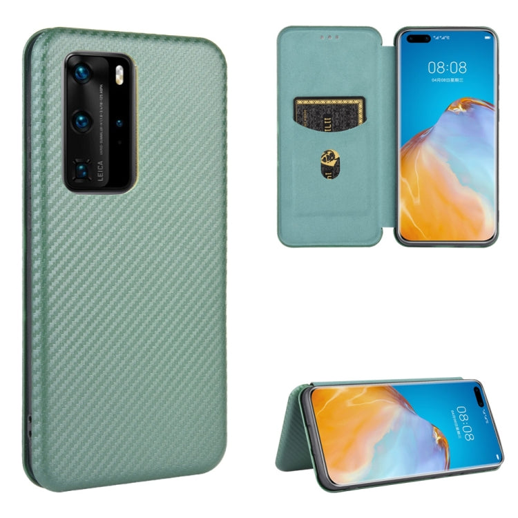 Carbon Fiber Texture Magnetic Horizontal Flip TPU + PC + PU Leather Case with Card Slot, For Huawei Mate 30 Pro, For Huawei Mate 30, For Huawei nova 6 SE / nova 7i, For Huawei P30, For Huawei Honor 10i / 20i, For Huawei Honor 20 / nova 5T��������������...