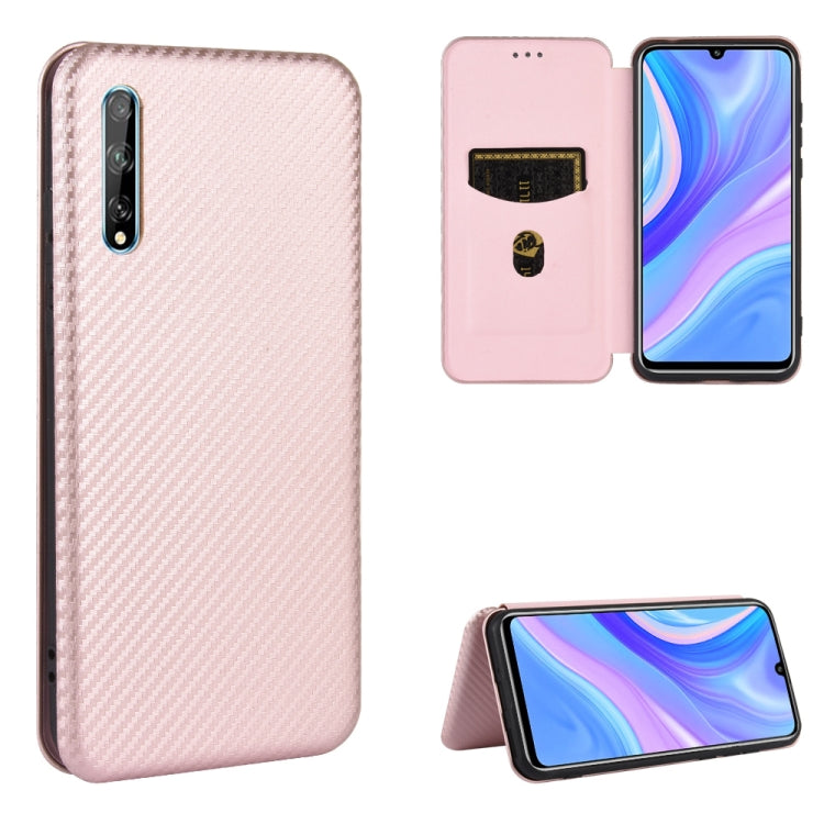 Carbon Fiber Texture Magnetic Horizontal Flip TPU + PC + PU Leather Case with Card Slot, For Huawei Mate 30 Pro, For Huawei Mate 30, For Huawei nova 6 SE / nova 7i, For Huawei P30, For Huawei Honor 10i / 20i, For Huawei Honor 20 / nova 5T��������������...