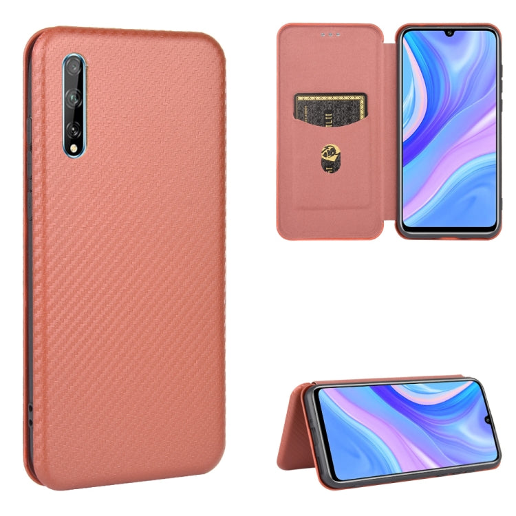 Carbon Fiber Texture Magnetic Horizontal Flip TPU + PC + PU Leather Case with Card Slot, For Huawei Mate 30 Pro, For Huawei Mate 30, For Huawei nova 6 SE / nova 7i, For Huawei P30, For Huawei Honor 10i / 20i, For Huawei Honor 20 / nova 5T��������������...