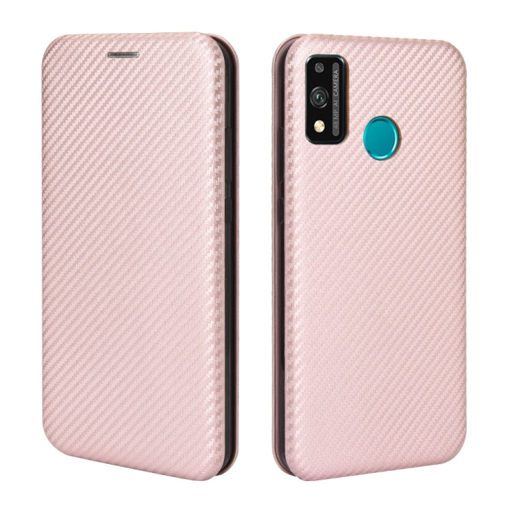 Carbon Fiber Texture Magnetic Horizontal Flip TPU + PC + PU Leather Case with Card Slot, For Huawei Honor 9X Lite, For Huawei Honor 30 Youth, For Huawei Y5p / Honor 9S, For Huawei Honor 9X Pro, For Huawei Honor 30 Pro, For Huawei Honor 30S�������������...