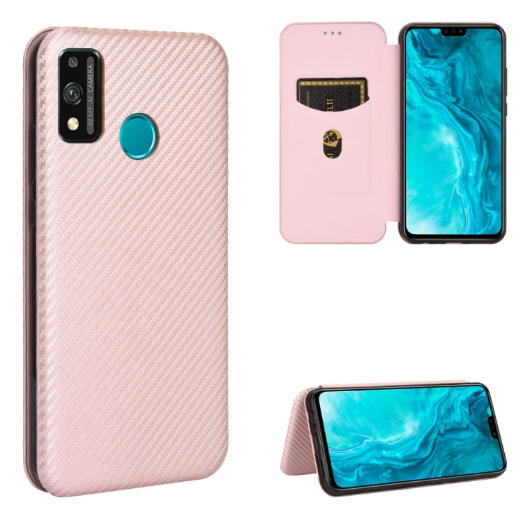 Carbon Fiber Texture Magnetic Horizontal Flip TPU + PC + PU Leather Case with Card Slot, For Huawei Honor 9X Lite, For Huawei Honor 30 Youth, For Huawei Y5p / Honor 9S, For Huawei Honor 9X Pro, For Huawei Honor 30 Pro, For Huawei Honor 30S�������������...