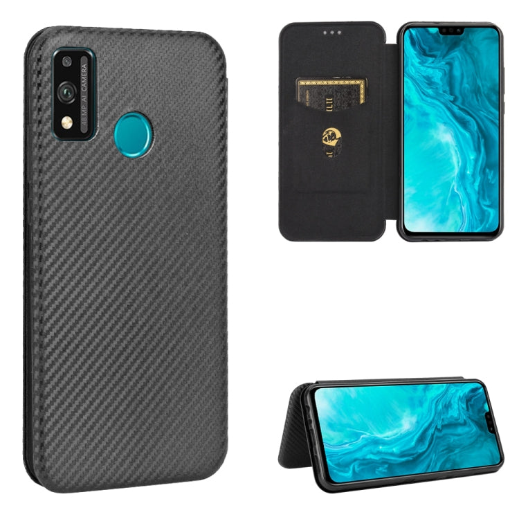 Carbon Fiber Texture Magnetic Horizontal Flip TPU + PC + PU Leather Case with Card Slot, For Huawei Honor 9X Lite, For Huawei Honor 30 Youth, For Huawei Y5p / Honor 9S, For Huawei Honor 9X Pro, For Huawei Honor 30 Pro, For Huawei Honor 30S�������������...