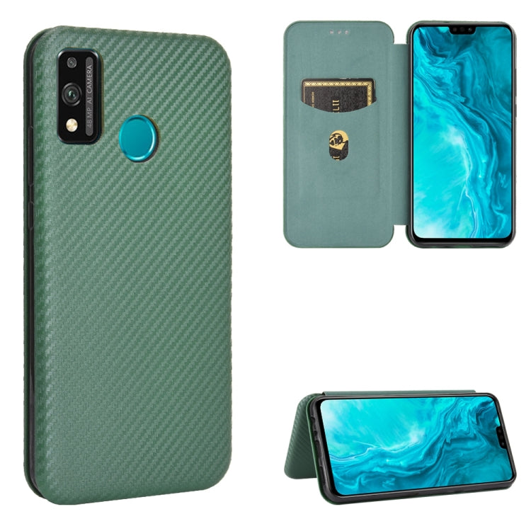 Carbon Fiber Texture Magnetic Horizontal Flip TPU + PC + PU Leather Case with Card Slot, For Huawei Honor 9X Lite, For Huawei Honor 30 Youth, For Huawei Y5p / Honor 9S, For Huawei Honor 9X Pro, For Huawei Honor 30 Pro, For Huawei Honor 30S�������������...